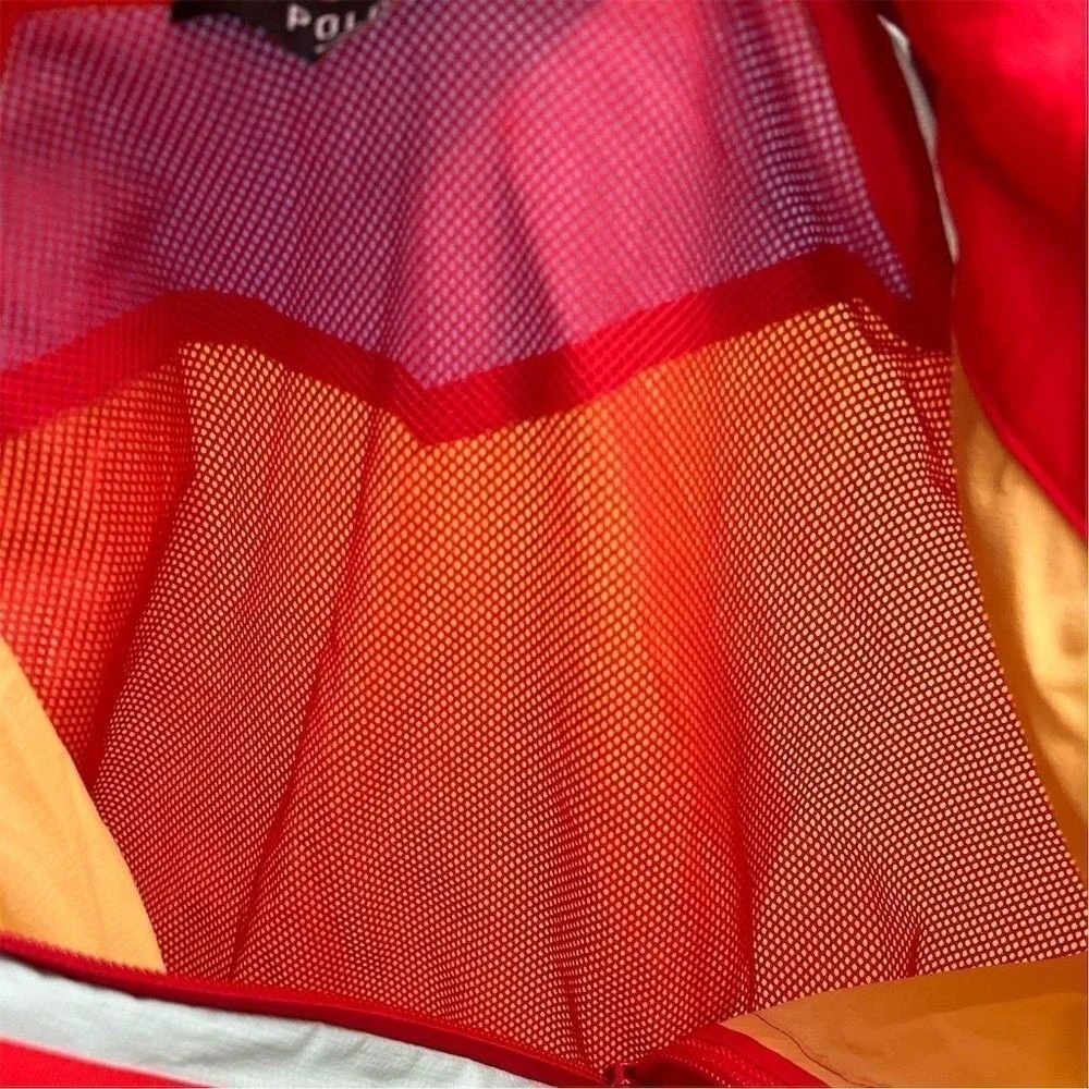 Poler‎ Womens L Colorblock 90s Style Vented Windbreaker Jacket Retro Streetwear